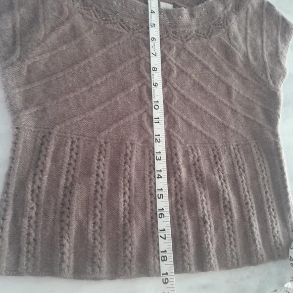 Anthropologie Moth crop sweater Size L New with Tags - Picture 9 of 11